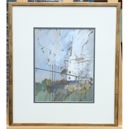 2209 - ‡ HAMISH HENDERSON (CONTEMPORARY) WINDMILL NEAR POLEGATE Signed and dated (19)79
Inscribed verso
Wat... 