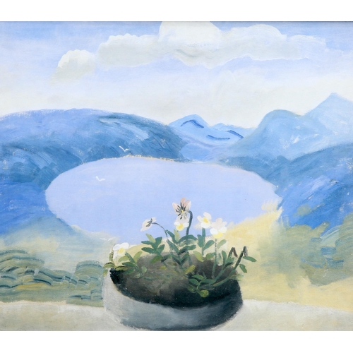 2221 - ‡ AFTER WINIFRED NICHOLSON (1893-1981) VIOLAS IN A WINDOW Limited edition print, 440/550 printed by ... 