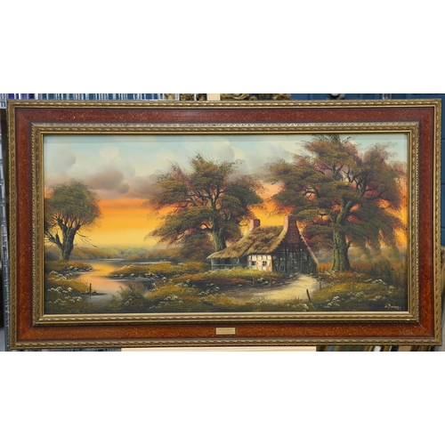 2228 - ‡ O BUCHHOLZ (MODERN GERMAN) FOREST LANDSCAPE Signed
Oil on canvas