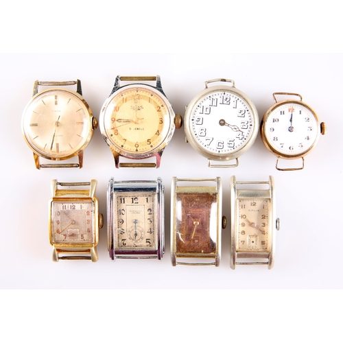 EIGHT VARIOUS STRAP WATCHES including TIMEX; GALIA; and SMITHS; all ...
