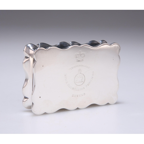 277 - ROYAL INNISKILLING FUSILEERS: AN EDWARDIAN SILVER REGIMENTAL SNUFF BOX by Deakin & Francis Ltd, ... 