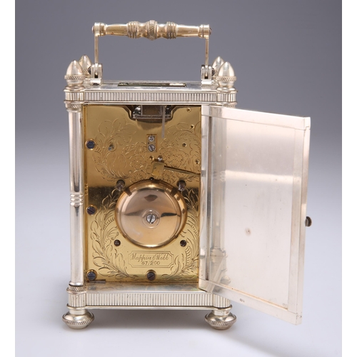 278 - A MAPPIN & WEBB LIMITED EDITION BI-CENTENARY SILVER CARRIAGE CLOCK by Mappin & Webb, London 1975... 