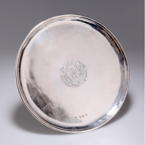 356 - A GEORGE I BRITANNIA STANDARD SILVER TAZZA by Samuel Wastell, London 1718, circular form, plain desi... 