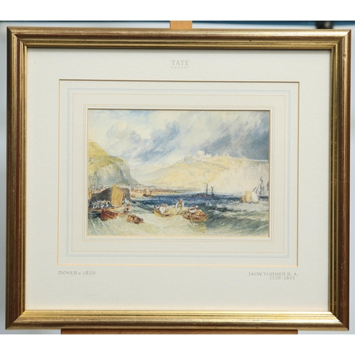 560 - AFTER J.M.W TURNER (1775-1851) THE PORTS OF ENGLAND, A SET OF SIX Limited edition prints(15cm x 22cm... 