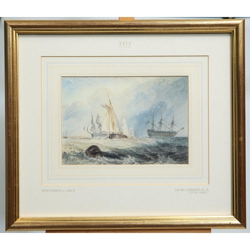 560 - AFTER J.M.W TURNER (1775-1851) THE PORTS OF ENGLAND, A SET OF SIX Limited edition prints(15cm x 22cm... 