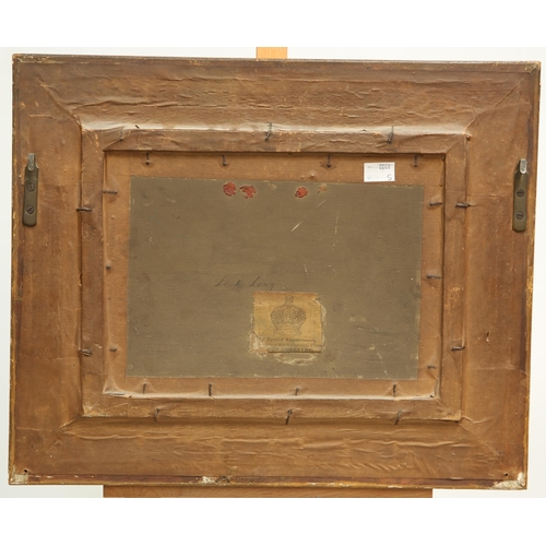 591 - ATTRIBUTED TO DAVID COX, JR. (1809-1885) LONG LOCH Oil on board
Wax seals on verso with partial deal... 