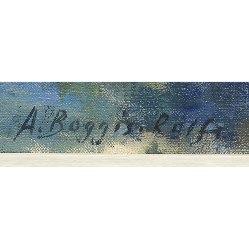 595 - ‡ ALICE BOGGIS-ROLFE (B.1990) RICHMOND CASTLE Signed
Oil on canvas(39.5cm x 44cm)This beautiful work... 