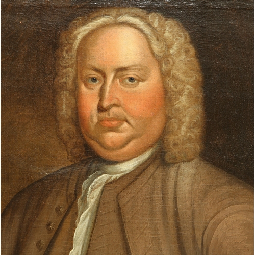 619 - 18TH CENTURY ENGLISH SCHOOL PORTRAIT OF A GENTLEMAN Oil on canvas(73cm x 60cm)