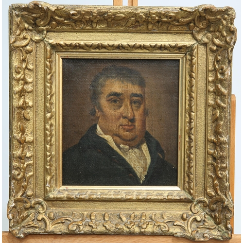 684 - 18TH CENTURY ENGLISH SCHOOL PORTRAIT OF THE HONOURABLE CHARLES JAMES FOX Oil on canvas(14.5cm x 12.5... 