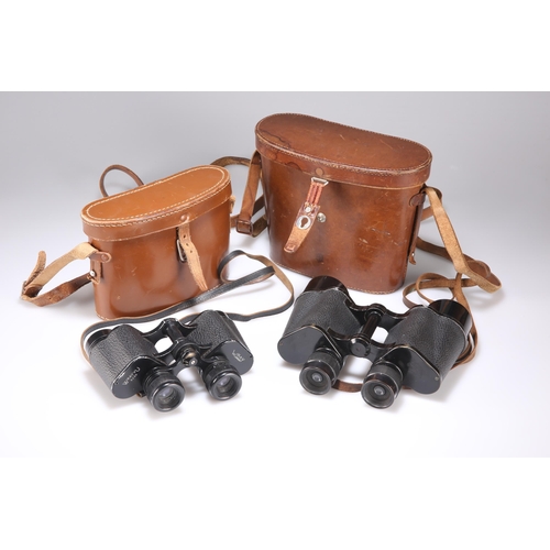 691 - A GROUP OF BINOCULARS AND PHOTOGRAPHY EQUIPMENT including Carl Zeiss Jena Telonar 12x40, serial numb... 