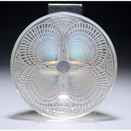 79 - RENÃ LALIQUE (FRENCH, 1860-1945), A 'COQUILLES' BOWL opalescent and clear glass, moulded R Lalique ... 