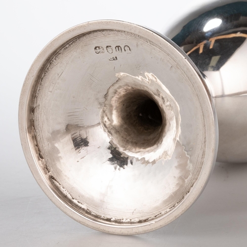 200 - A GEORGE III SILVER GOBLETS by James Darquits, London 1795, the ovoid bowls raised on a tapering ste... 