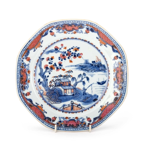 218 - FOUR CHINESE IMARI PLATES, KANGXI (1662-1722) three with the remnant of a wax seal bearing DUVEEN LI... 