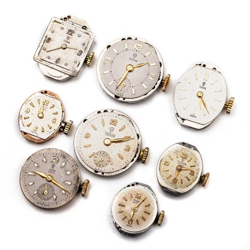 474 - A MIXED GROUP OF WATCH MOVEMENTS including Favre-Leuba, Bulova, IWC, Tudor, etc. (32)