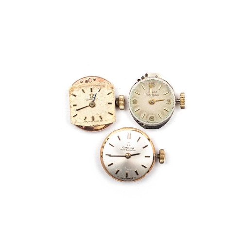 489 - A COLLECTION OF LADY'S OMEGA WATCH MOVEMENTS AND DIALS (29)