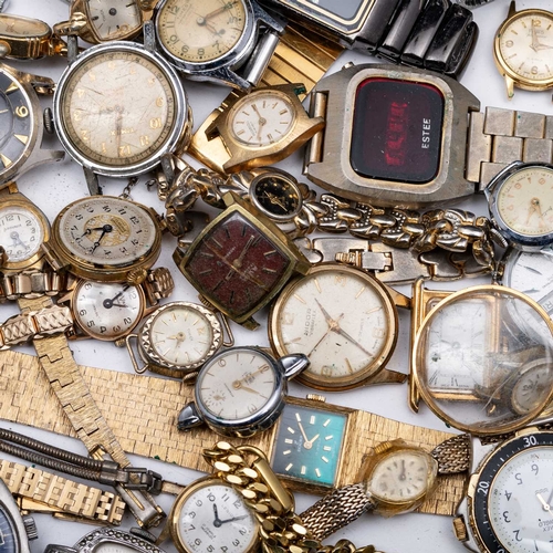 552 - A LARGE COLLECTION OF WATCHES FOR SPARES AND REPAIRS (Approx. 200)