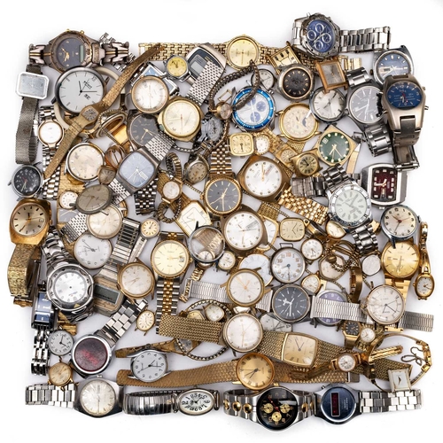 552 - A LARGE COLLECTION OF WATCHES FOR SPARES AND REPAIRS (Approx. 200)