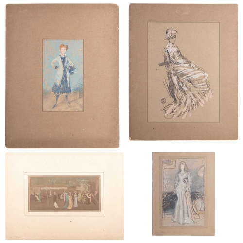 656 - AFTER JAMES ABBOTT MCNEILL WHISTLER RBA (1834-1903) FOUR COLOUR LITHOGRAPHS Lithographs, unframed(La... 