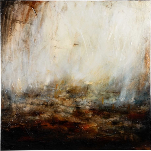 675 - ‡ MARK JOHNSTON (BORN 1974) RISE Signed, dated 2007 and titled verso
Oil on canvas(80cm x 80cm)... 