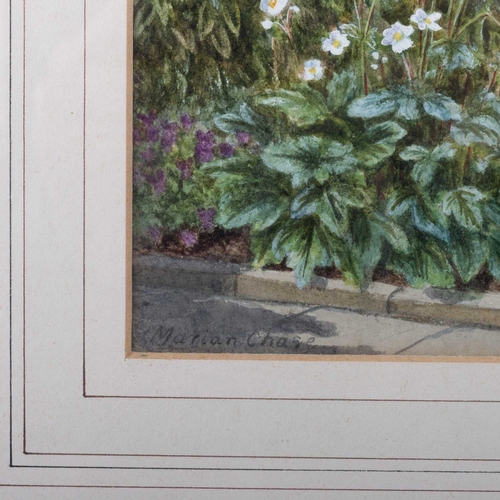 682 - MARIAN EMMA CHASE R.I (1844-1905) THE MANOR GARDEN Signed
Watercolour(39cm x 29cm)... 