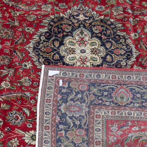 712 - A TABRIZ CARPET 387cm by 293cm