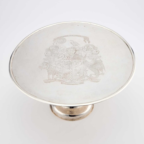 291 - A QUEEN ANNE SCOTTISH SILVER FOOTED SALVER possibly by William Ged, Edinburgh 1710, assay master Edw... 