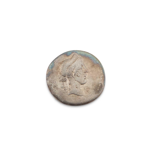 30 - ANCIENT ROMAN, JULIUS CAESAR, (CIRCA 46-45 B.C.), A SILVER DENARIUS Spain mint. 19mm, 3.1 grams... 