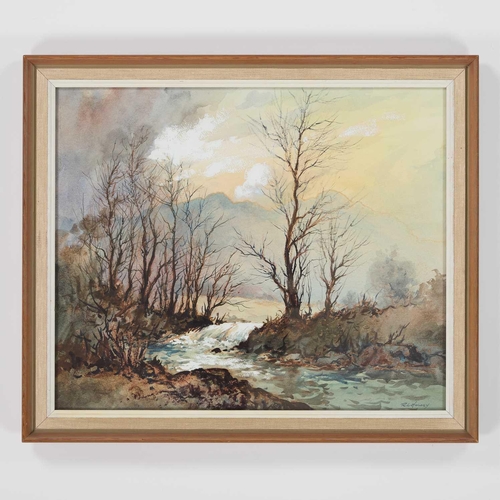 949 - ‡ ROBERT LESLIE HOWEY (1900-1981) EASEDALE - GRASSMERE Signed
Watercolour heightened with white
Prov... 