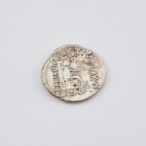 15 - MITHRADATES II, PARTHIAN EMPIRE (121-91 B.C.), A SILVER DRACHM Ekbatana mint. 19mm, 3.9 grams