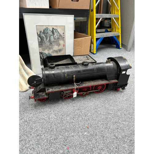 8 - A SCRATCH-BUILT FREELANCE DESIGN LIVE STEAM MODEL RAILWAY 2-6-2 LOCOMOTIVE AND TENDER track gauge 3Â... 