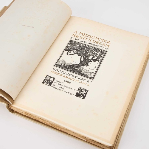 2 - RACKHAM (ARTHUR, ILLUSTRATOR), A MIDSUMMER NIGHT'S DREAM by William Shakespeare, 1st edition thus, p... 