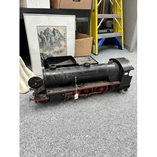 8 - A SCRATCH-BUILT FREELANCE DESIGN LIVE STEAM MODEL RAILWAY 2-6-2 LOCOMOTIVE AND TENDER track gauge 3¼... 