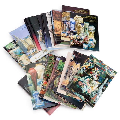 53 - A SET OF MOORCROFT COLLECTORS CLUB NEWSLETTERS nos. 11 to 45. (35) 21cm by 15cm