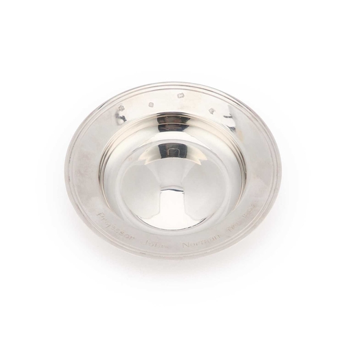 246 - AN ELIZABETH II SILVER ARMADA DISH by Carr's of Sheffield Ltd, Sheffield 1994, with presentation ins... 