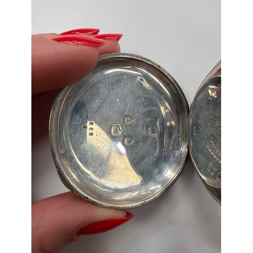 333 - A SILVER OPEN-FACE POCKET WATCH the circular white enamel dial signed Sir John Bennett Ltd London, b... 
