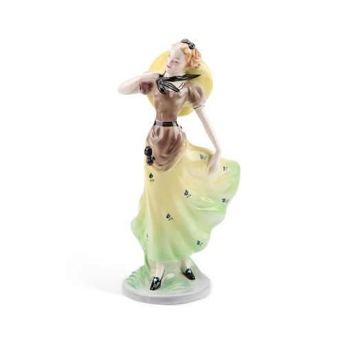 68 - A GOLDSCHEIDER EVERLAST FIGURE 29cm high