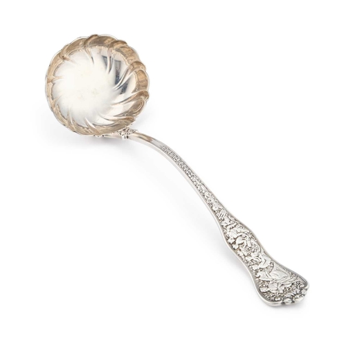 202 - TIFFANY & CO.: A LARGE AMERICAN STERLING SILVER SOUP LADLE import marks, Tiffany & Co (Albert Wi... 