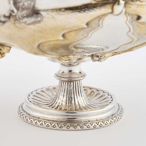 235 - A CONTINENTAL SILVER REPRODUCTION OF A CUP FROM 'THE HILDESHEIM TREASURE' 19th Century, indistinctly... 