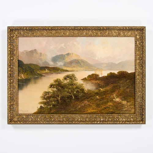 1140 - FRANCIS E. JAMIESON (1895-1950) THE TROSSACHS, SCOTLAND Signed
Oil on canvas
 (49cm x 75cm)... 