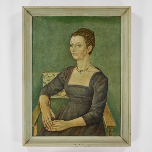 1150 - â¡ JACOB KRAMER (1892-1962) PORTRAIT OF A LADY (CIRCA 1950) Signed
Oil on board(80cm x 59cm)... 