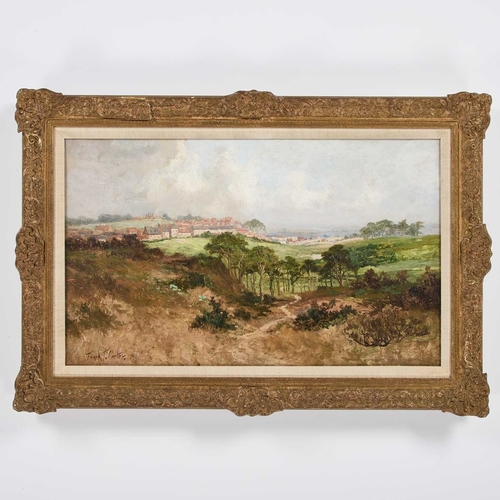 1165 - FRANK THOMAS CARTER (1853-1934) EIGHTON BANKS, GATESHEAD Signed
Oil on canvas
 (39cm x 65cm)... 