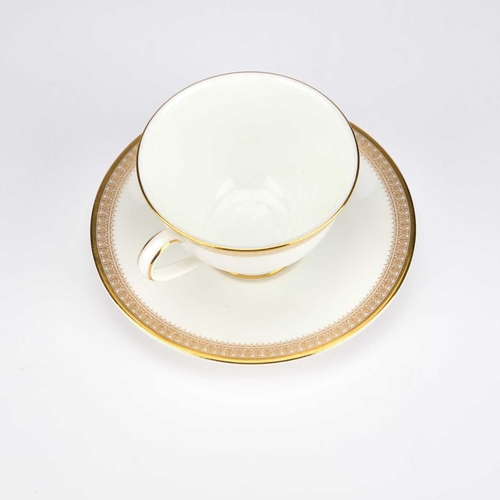 134 - A ROYAL DOULTON 'RITZ' CUP AND SAUCER (2) Saucer 15.5cm diameter