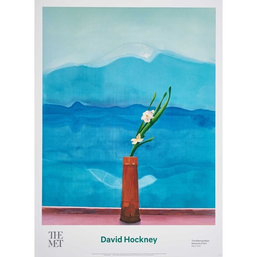 207 - ‡ AFTER DAVID HOCKNEY (BORN 1937) TWO EXHIBITION POSTERS 'Pool and Steps' from exhibition at the Lou... 