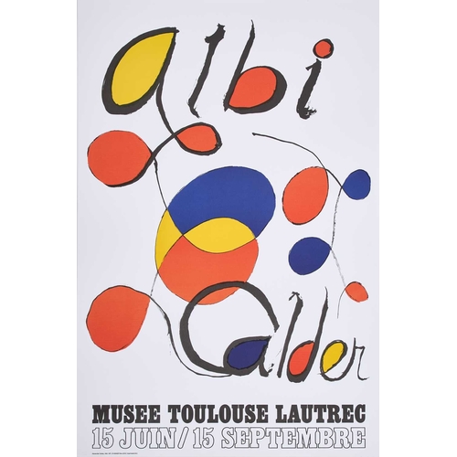 210 - ‡ AFTER ALEXANDER CALDER (1898-1976) THREE WORKS Pace/Columbus Exhibition poster 1971 La Grenouille ... 