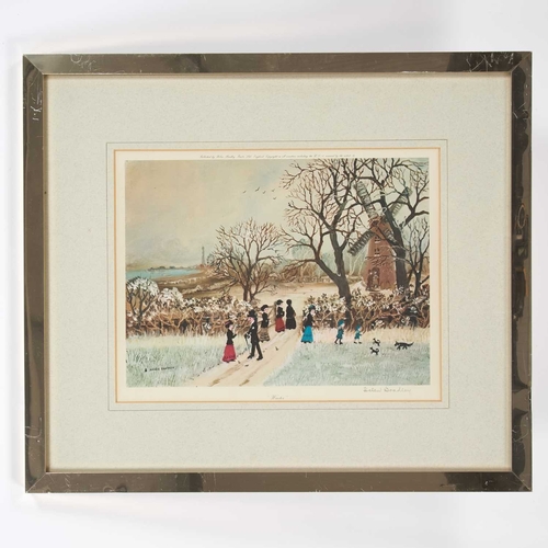 211 - ‡ HELEN BRADLEY MBE (1900-1979) WINTER Signed
Limited edition print of 850
Blindstamp of the Fine Ar... 