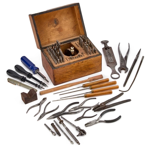 65 - A GROUP OF WATCHMAKERS TOOLS (Qty)