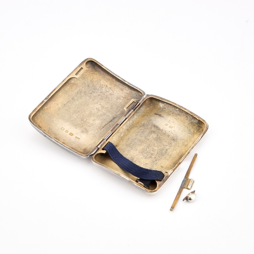 472 - A VICTORIAN SILVER AND ENAMEL CIGARETTE CASE by Cornelius Desormeaux Saunders & James Francis Ho... 