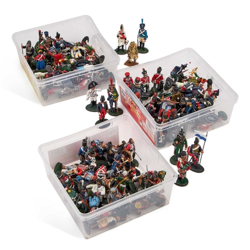 57 - A LARGE COLLECTION OF DEL PRADO FIGURES including cavalry figures, etc. (2 Boxes)