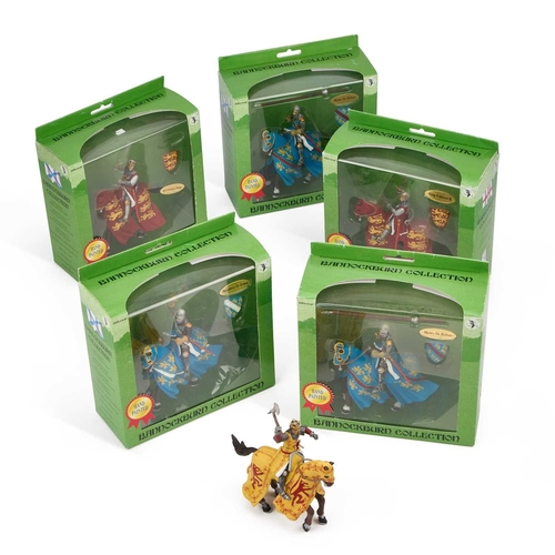 65 - A GROUP OF TRINGA TOYS LTD BANNOCKBURN COLLECTION FIGURES comprising two 66350 Henry De Bohun; two 6... 