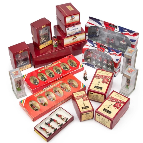 69 - A LARGE COLLECTION OF BRITAINS FIGURES with loose and boxed examples including History of the Britis... 